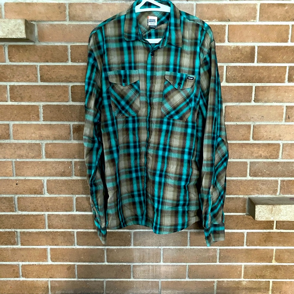 GUC - Volcom Workwear - Mens Large Button Down Shirt